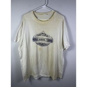 Rare Daytona International Speedway 58th Anniversary Bike Week‎ T Shirt  VTG